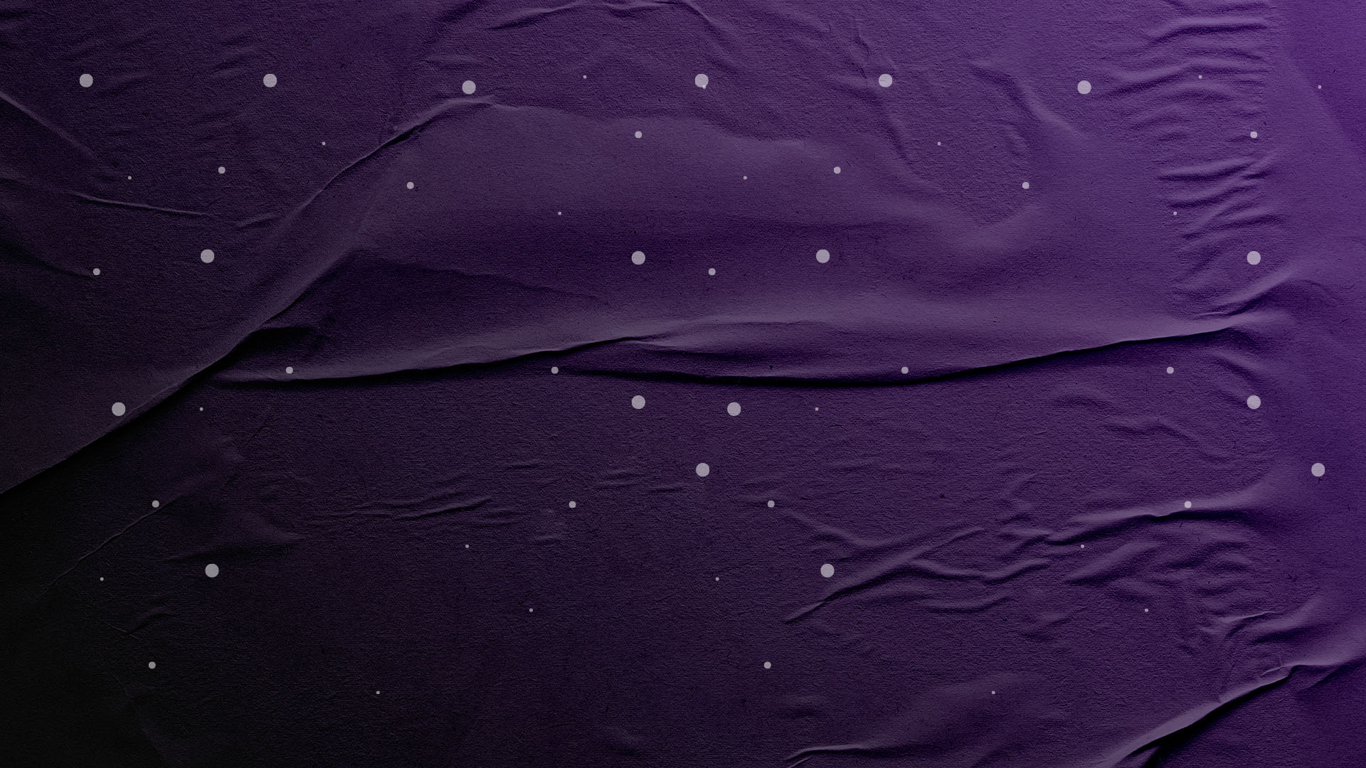 white dots on a purple textured background