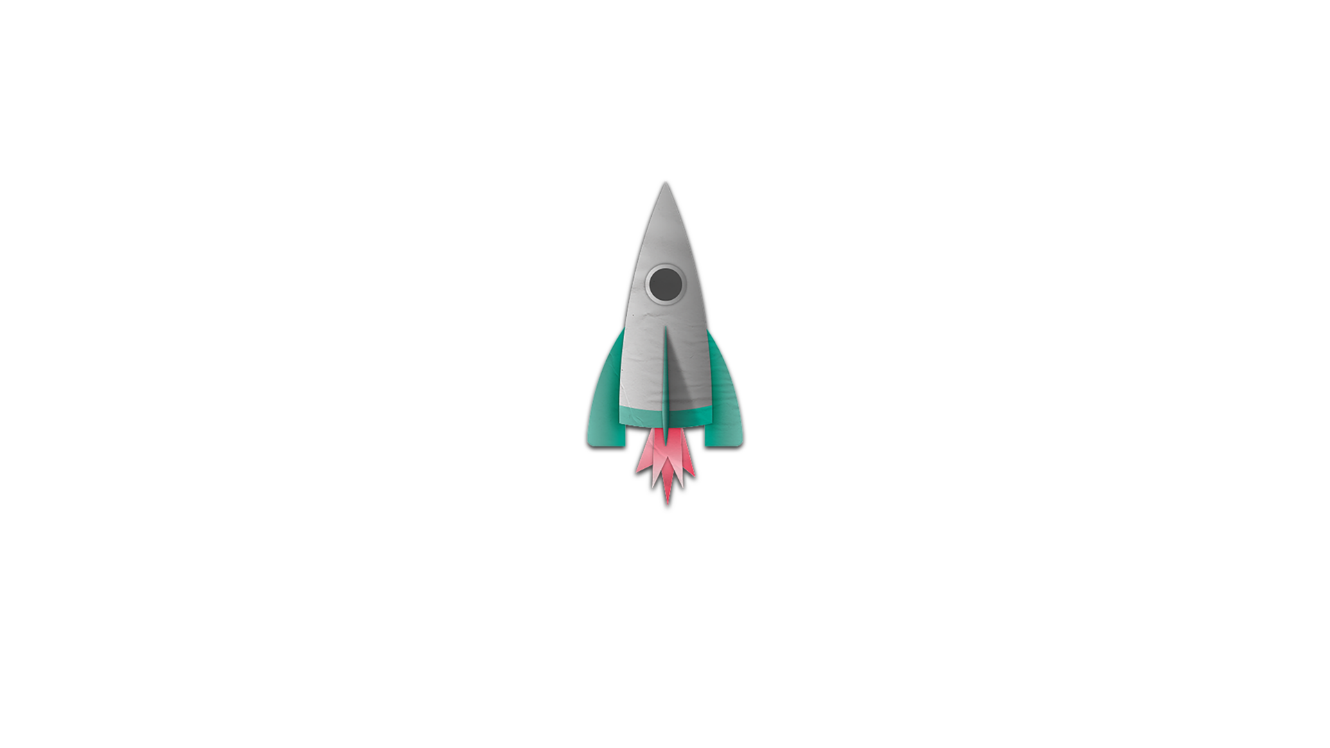 Rocket ship graphic art