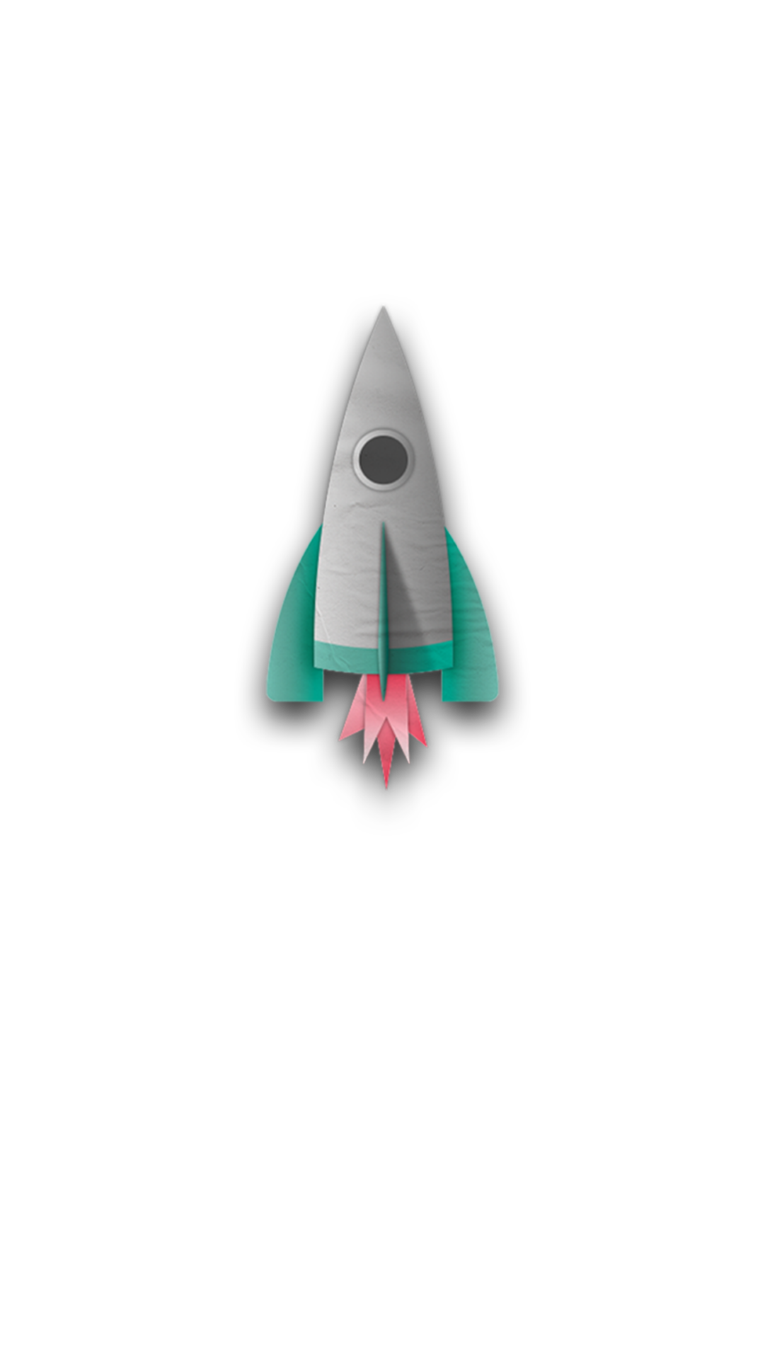 rocket ship graphic art